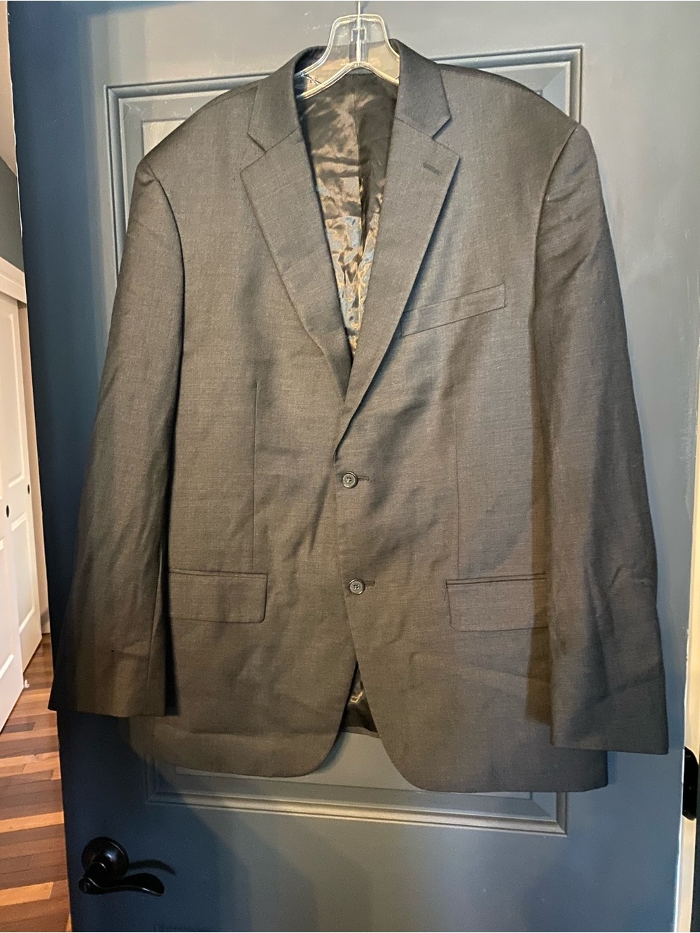 Classic Men’s Black Two-Button Suit